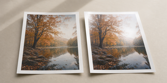 Fine art and professional photo papers compared for archival printing myths