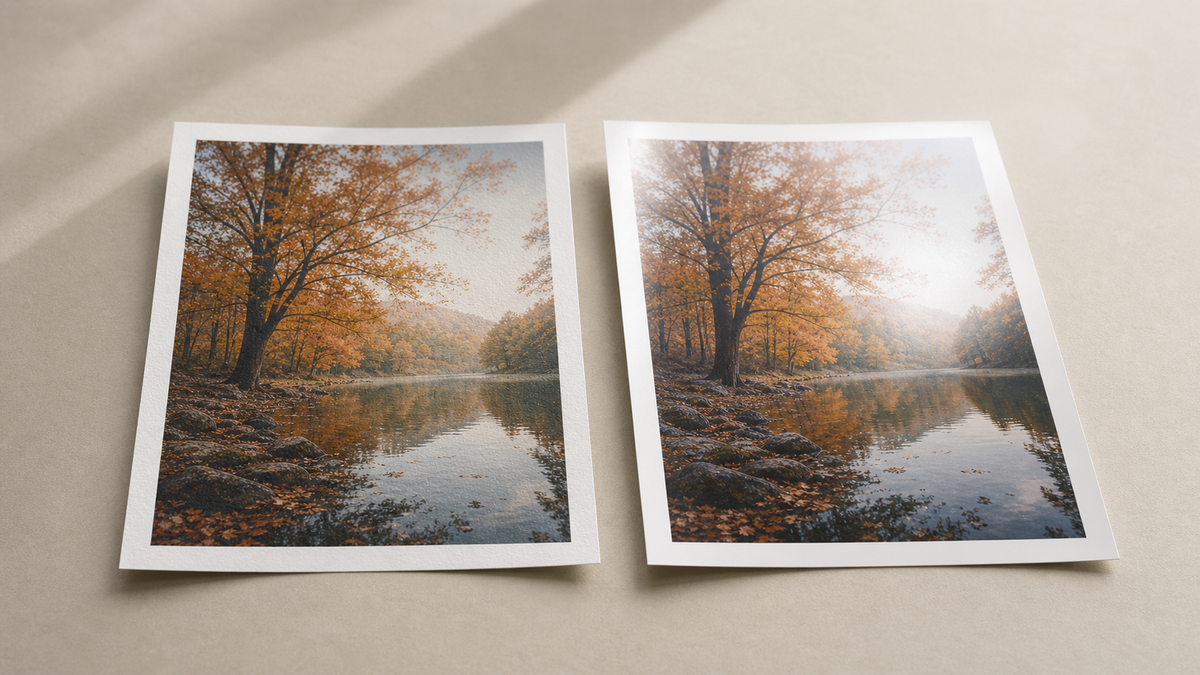Fine art and professional photo papers compared for archival printing myths