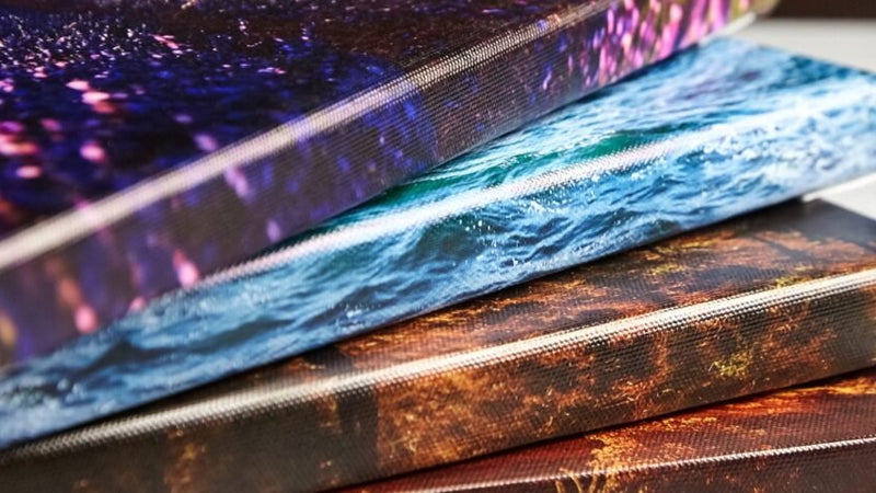 Canvas Wrap Options: Solid, Mirrored, and Stretched Edges