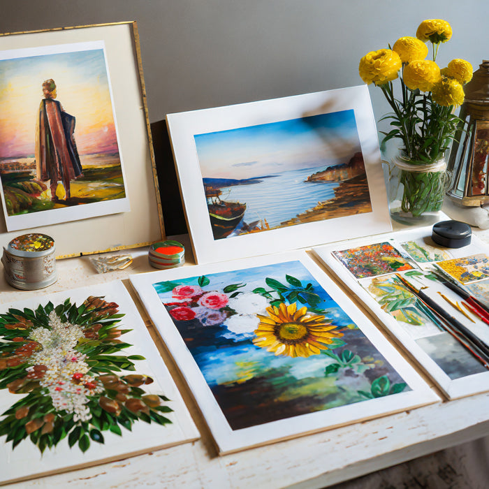 Original artwork and art prints prepared for professional reproduction