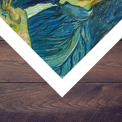 Rolled canvas print with a one-inch added border