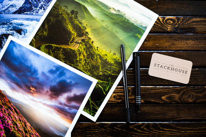 Professional photo prints in the Stackhouse studio