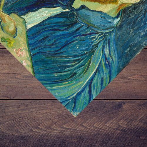 Rolled canvas print with the image trimmed to a borderless edge